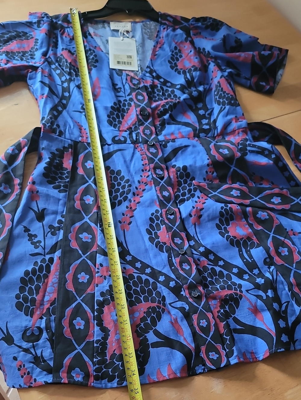 Sézane Sezane Lohla Dress in Atla blue - Picture 7 of 12